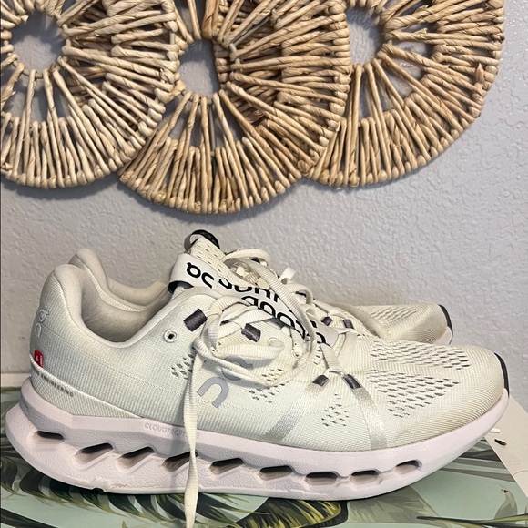 On Running White Sneakers with Black Details - Picture 4 of 12